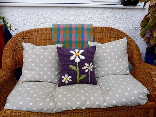 Pretty Flower Cushion photo 3