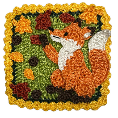 Granny Square Fox Crochet