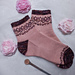 Wish You The Best Socks pattern 
