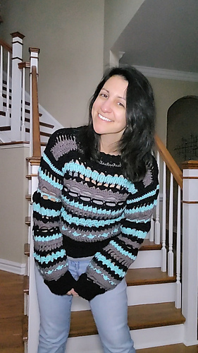Structured Chaos Sweater