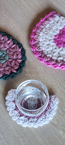 Rainbow Coffee Coaster