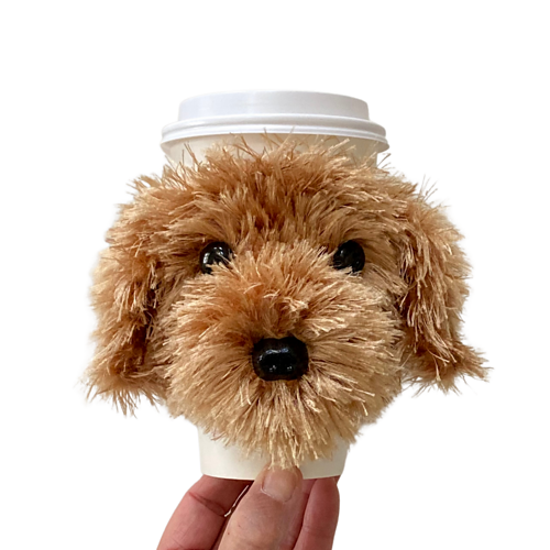 Mini Goldendoodle Cup Sleeve - Hooked by Angel
