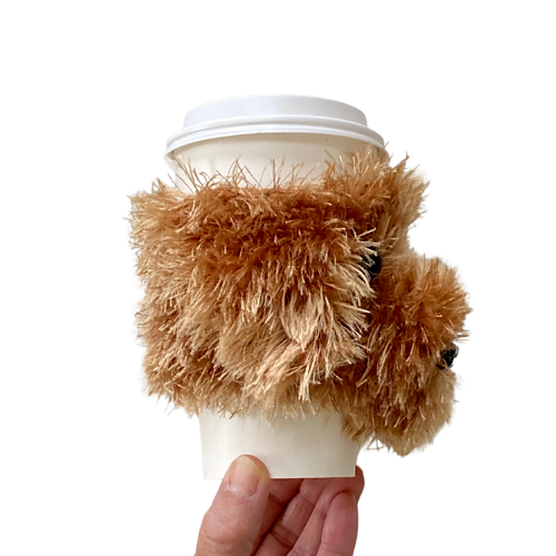 Mini Goldendoodle Cup Sleeve - Hooked by Angel