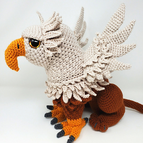 Anduin Gryphon Amigurumi Free Crochet Pattern