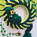 Shamrock Dragon Wreath Flair pattern 
