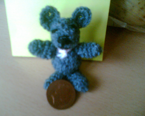 Tiny Crochet Bear photo 5