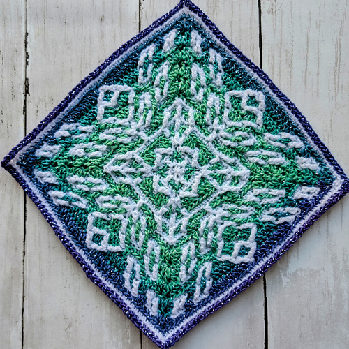 Blooming Dusk Mosaic Square photo 10