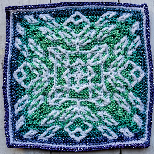 Blooming Dusk Mosaic Square photo 11