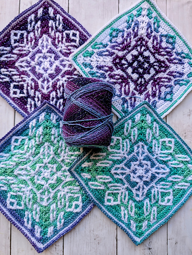 Blooming Dusk Mosaic Square photo 4