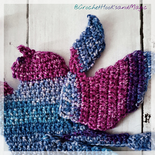 Ravelry Dancing Fairy Applique pattern by Crochet Hooks and Magic