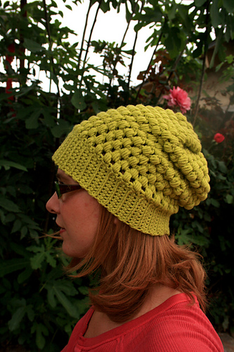 Urban Jungle Crocheted Slouchy Beanie 다른 모습 5