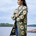 Crocheted Flower Cardigan pattern