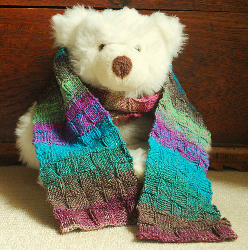 Banded Blocks Scarf photo 1