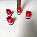 Santa Boot Chair Socks pattern