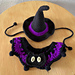 Halloween Witch Hat & Collar for Dogs and Cats pattern 