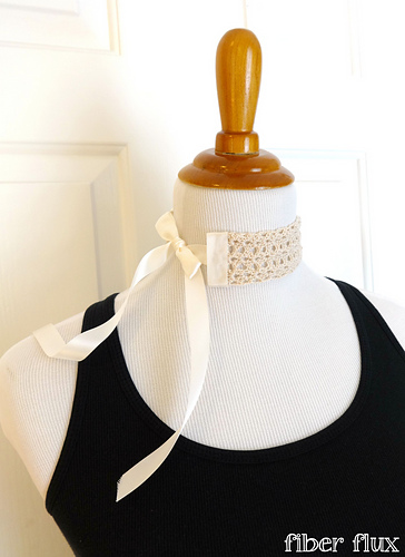 Bamboo Lace Headband and Necklace photo 4