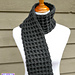 Waffle Stitch Crochet Scarf pattern 