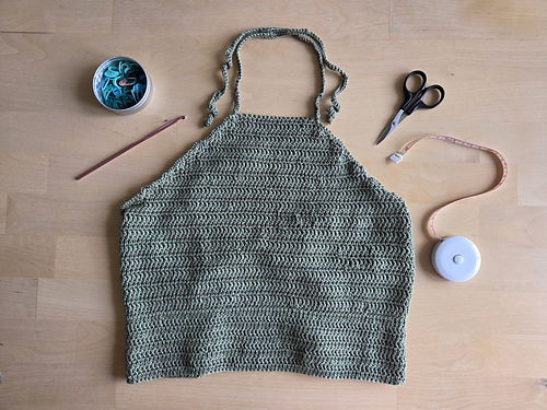 Cross-Back Halter Top