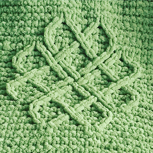 Ravelry Celtic Shamrock Clover Blanket pattern by I Love My Blanket
