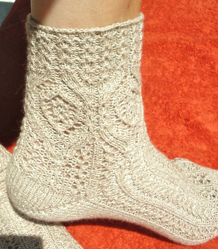 R0013 Damensocken mit Lochmuster photo 5