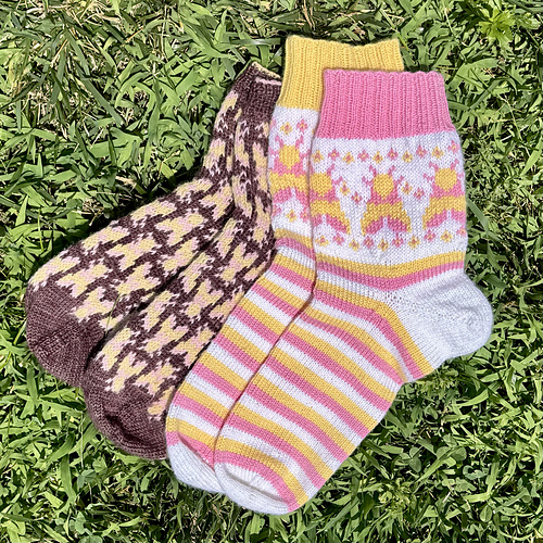 Rosy Maple Moth Sock Set