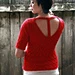 Open Back Lace Pullover pattern 