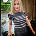 Puff and stripes tee pattern