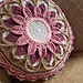Helia Sunflower Cushion pattern 