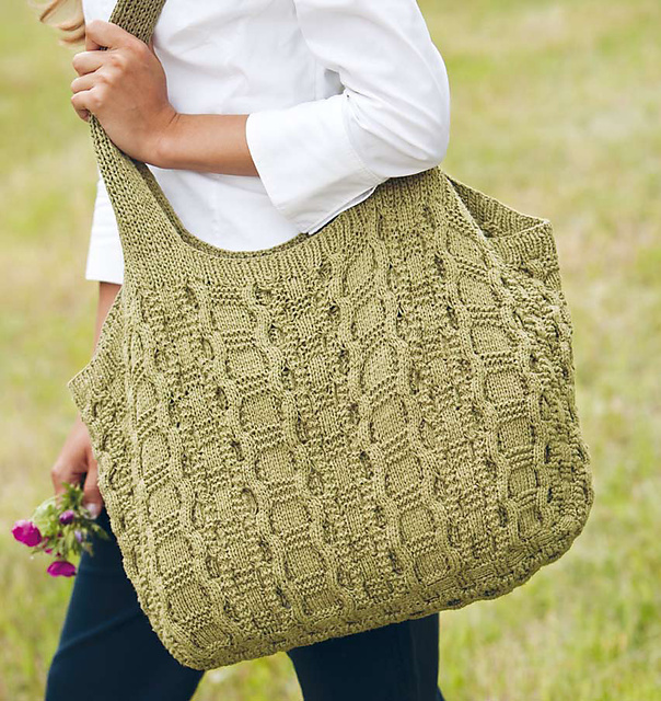 textured tote bag