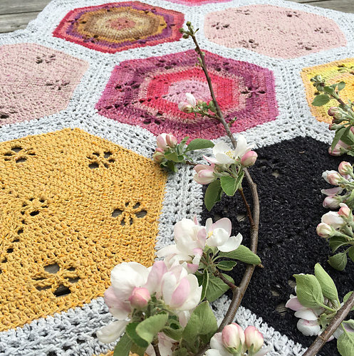 Spring Garden Hexie Blanket photo 1