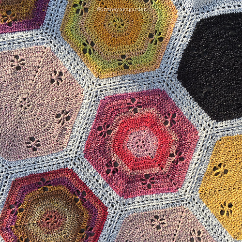Spring Garden Hexie Blanket photo 3