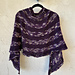 Starry Crescent Shawl pattern