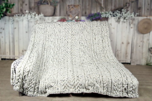 Aran Cable Blanket