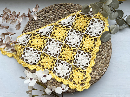 Flower Square Bandana