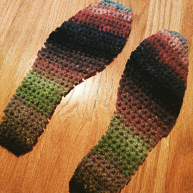 Shoe Insoles for Warmth (Crochet Version)
