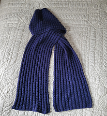 Broken Rib Reversible Scarf