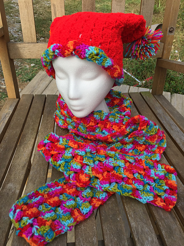 C2C Scarf and Hat photo 3