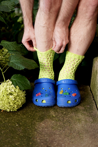 Look At My Holes Not My Toes Socks