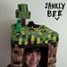 Minecraft Grass Block Helmet pattern