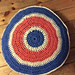 Comfy chunky floor cushion pattern 