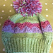 Fruit Pastell pompom beanie pattern 