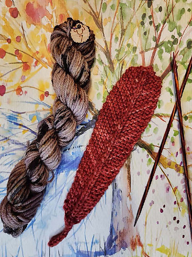 Flight of the Advent Knit Feather