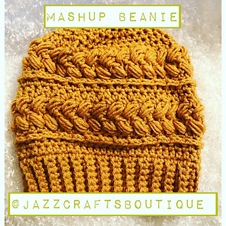 Ravelry: Mashup Beanie pattern by Jazz Crafts Boutique