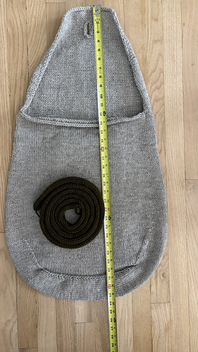 Before fulling length measurement Including flap. Open flap = 33” Closed flap = 20”