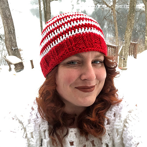 Crochet peppermynte-snurrehue - Jenney Cavagnaro