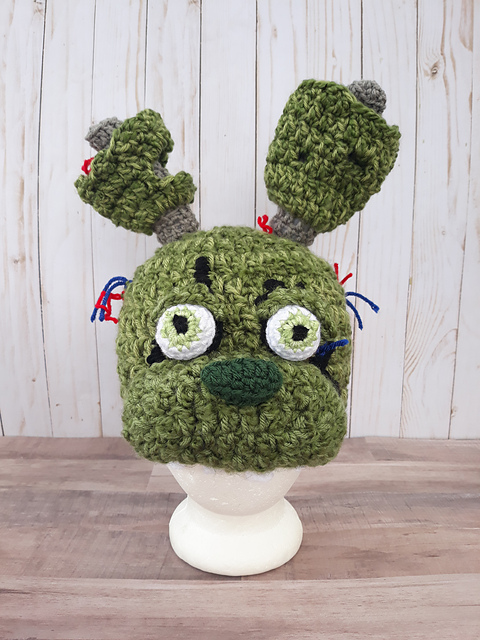 Ravelry: Springtrap Hat pattern by Jennifer Borchert