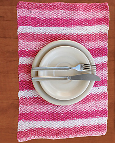 Stripes Placemat (knit) photo 1