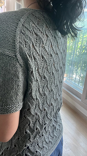 Back Lace pullover