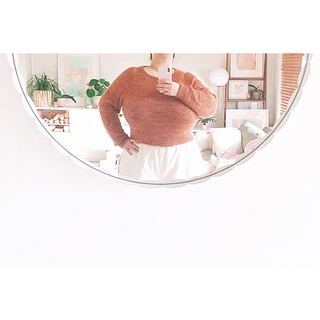 48" FO on 53" bust (5" of negative ease,) 38" FO waist on 36" waist (2" of positive ease,) .5" of positive ease in the bicep.