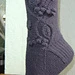 Grape Vine Socks pattern 